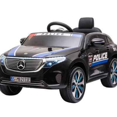 Акумулаторна кола Kikka Boo Licensed Mercedes Benz EQC400 Police, Black РАЗПРОДАЖБА