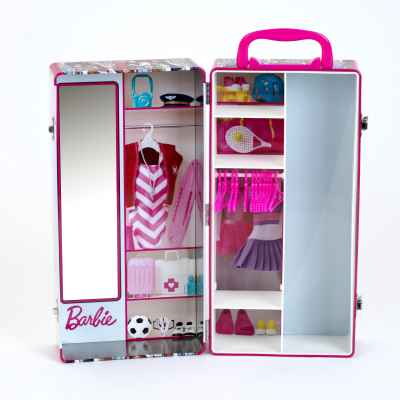 Детски гардероб Barbie, розов