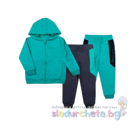 Детски суитшърт Светли, петрол-qWyrc.png