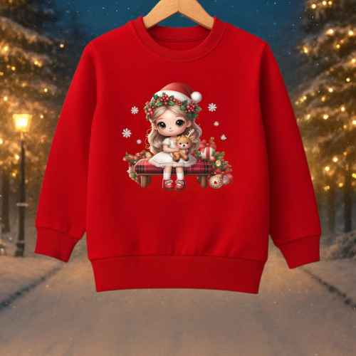 Детска блуза Светли, червена