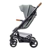 Лятна бебешка количка Mutsy NEXO, черно шаси със светлокафява дръжка и седалка със сенник в цвят Moss Grey-qhoYh.jpeg