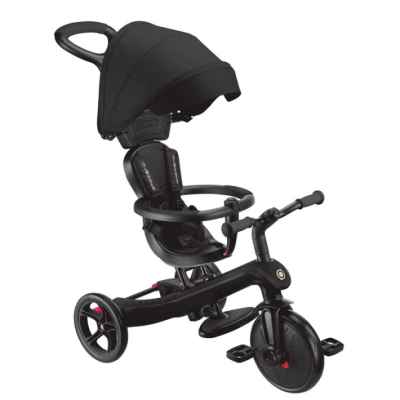 Триколка 4 в 1 Globber Explorer Trike със сенник, черна