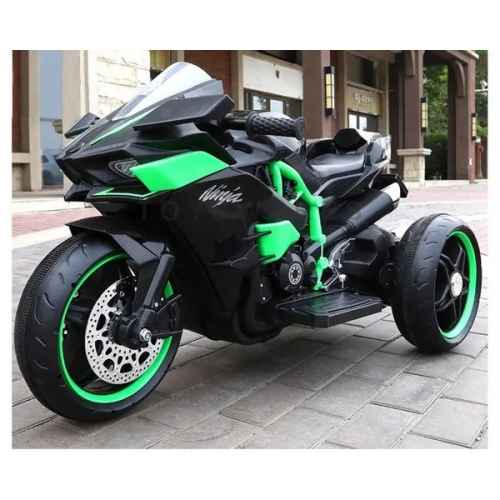 Акумулаторен мотор JJ Ninja Duo, 12V с 3 меки, зелен металик