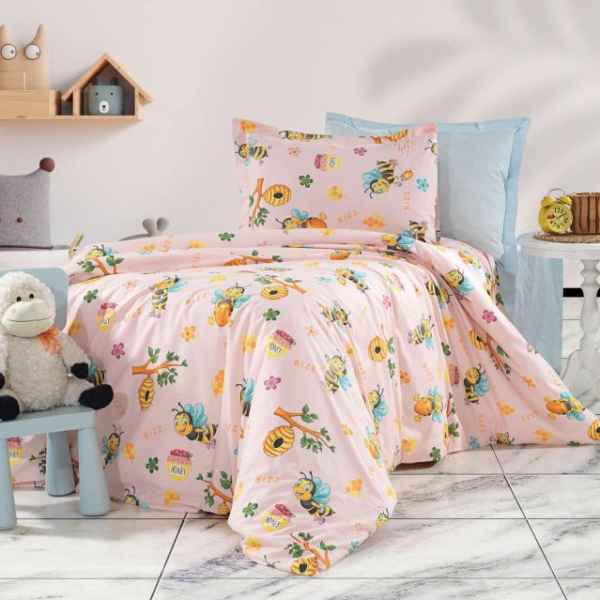 10бр. Детски спален комплект, Пчелички розово-r30M7.jpeg