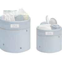 Комплект кош за аксесоари 2 бр Kikka Boo 18см и 14см, Stripy Friends-r6v5Q.jpeg