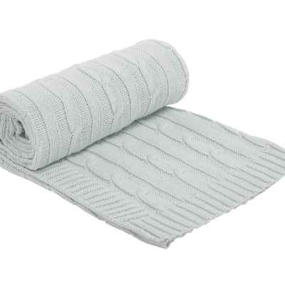 Плетено памучно одеяло Kikka Boo, Mint