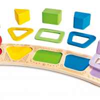 Дървен пъзел с форми за сортиране Hape, 11 части-rP9e0.jpeg