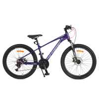 Велосипед със скорости Byox alloy 24 Clasher, Purple-rVNCo.jpeg