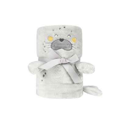 Бебешко одеяло Kikka Boo, с 3D бродерия Seally Me