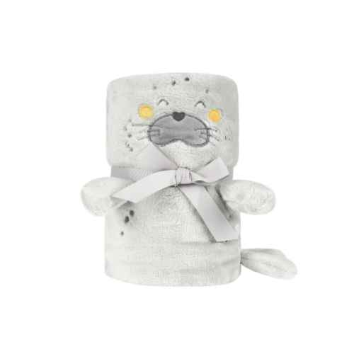 Бебешко одеяло Kikka Boo, с 3D бродерия Seally Me