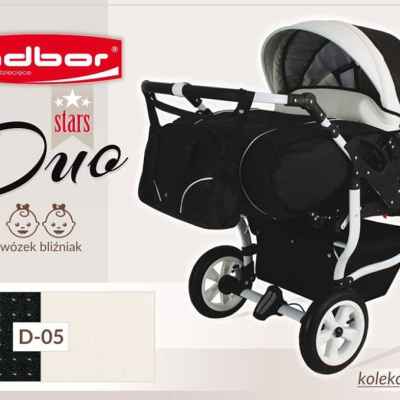 Бебешка количка за близнаци Adbor Duo Stars цвят:D05