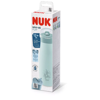 Чаша Nuk Mini-me Flip Stainless 500 мл, Глобус