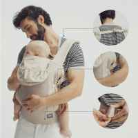 Ергономична раница KinderKraft Carrybee, Grey-rioSD.jpeg