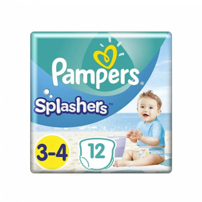 Бански гащички за еднократна употреба Pampers Splashers, 6-11 кг 12 броя