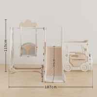 Детски център за игра 4 в 1 Feelkids, Автобус в кафяво-s07Xs.jpeg