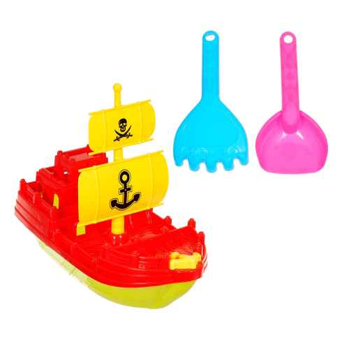 Детски плажен комплект за игра с лодка, 7 части Zizito GOT