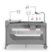 Бебешка сгъваема кошара KinderKraft LEODY UP, с аксесоари, Grey-sPQfi.jpeg