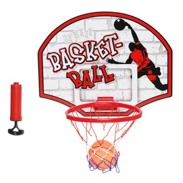 Баскетболно табло за стена с топка и помпа GT, червен-sdhyB.jpg