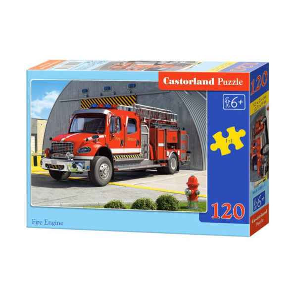 Пъзел Castorland, Пожарна кола 120 части-sjMU5.jpg