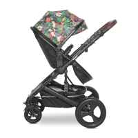 Комбинирана бебешка количка 2в1 Lorelli Boston, Tropical Flowers-t7vH4.jpg
