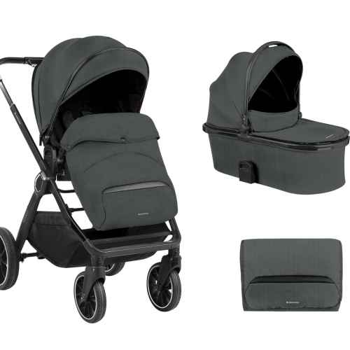 Комбинирана бебешка количка 2в1 Kikka Boo Tiffany, Dark Grey 2024