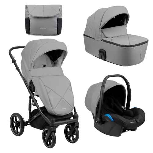 Комбинирана количка 3в1 Kikka Boo Amani, Grey