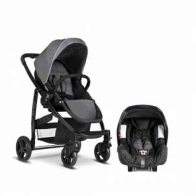 Бебешка комбинирана количка 2в1 Graco Evo Travel System, Charcoal
