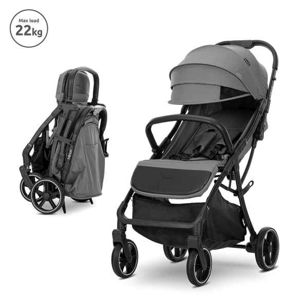 Лятна бебешка количка с автоматично сгъване Lorelli Minori, Grey-tPz5x.jpeg