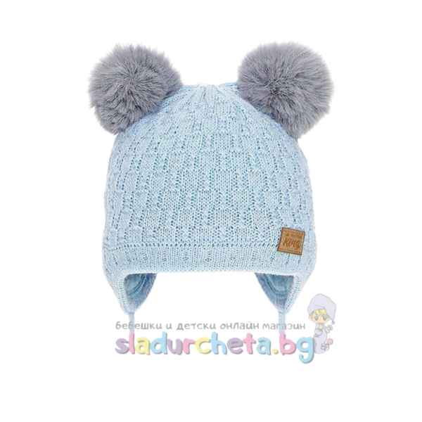 Бебешка шапка Criss, синя-tRhgS.jpeg