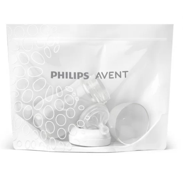 Комплект от 5 бр. торбички за многократна употреба за стерилизация в микровълнова печка Philips Avent-tXipD.png