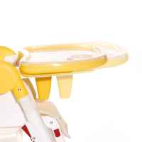 Столче за хранене Lorelli Cryspi, Frosty green leather-tf1Db.jpeg