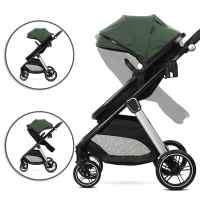 Комбинирана бебешка количка 2в1 Lorelli Aspen, Grey-thLci.jpeg