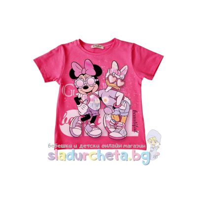 Детска тениска Мариела, циклама