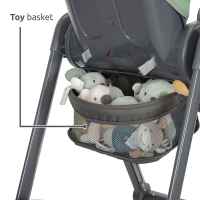 Столче за хранене Lorelli, Party, Green leather-tnNlR.jpeg