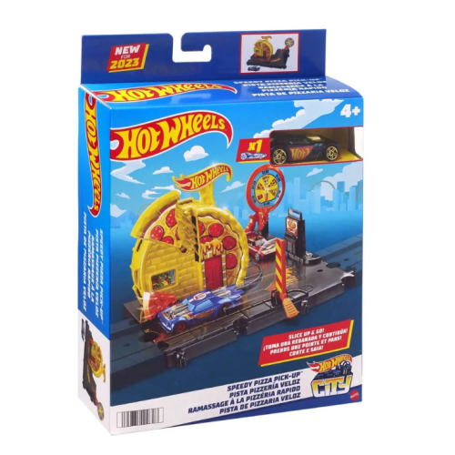 Малка писта Hot Wheels City, Speedy Pizza Pick-U