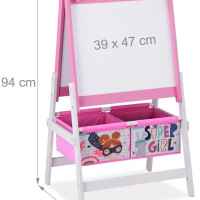 Детски дървен статив за рисуване 3в1 Ginger Home, Super girl-tqkVP.jpeg