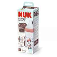 Шише Nuk Perfect Match, 3+ м РР 260 мл. със силиконов биберон за хранене M, Disney Minnie-troaf.jpeg