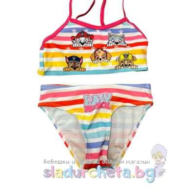 Детски бански E plus M, Пес Патрул цветни ленти