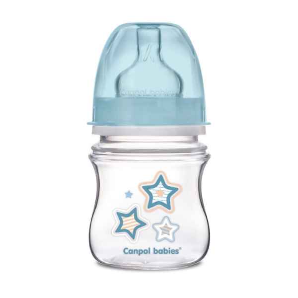 Антиколик шише с широко гърло Canpol Easy Start, Newborn Baby 120 мл, синьо-u6mS9.jpg