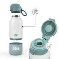 Термос за подгряване на мляко 2в1 KinderKraft Gaja, Green-u91kK.jpeg