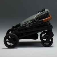 Лятна бебешка количка Mutsy NEXO, черно шаси със светлокафява дръжка и седалка със сенник в цвят Moss Grey-uAP8B.jpeg