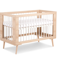 Детска стая Baby Sofie с гардероб 2 крила + матрак 60/120 см, с кошара в бяло-uEIqL.png