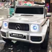 Акумулаторен джип JJ Mercedes Benz G63 Licensed 12V, бял металик-uKbCc.jpeg