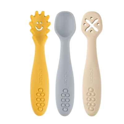 Комплект силиконови прибори Reer LittleYummie