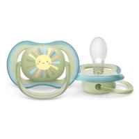 Комплект от 2 бр. ортодонтични залъгалки Philips AVENT Ultra Air 0-6м, сини с декорация Слънце и Дъга, в кутия за стерилизиране-uTEJm.jpeg