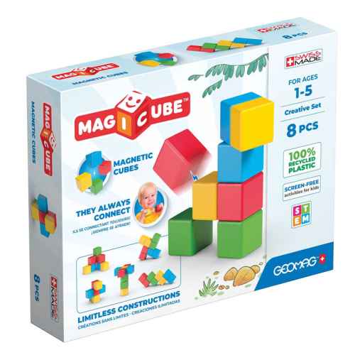 Магнитен конструктор Geomag Magicube, Creative, 8 части