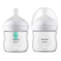 Комплект за новородено Philips AVENT с 4 шишета за хранене Natural Response с биберони без протичане, клапа AirFree, залъгалка Ultra Soft и четка за почистване-uXQzS.png