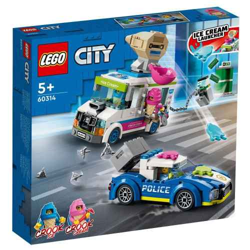 Конструктор LEGO City Полицейско преслед .с камион за сладолед