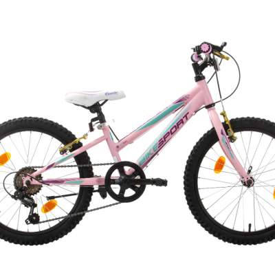 Детски велосипед Bikesport Viky 20, неоново розово