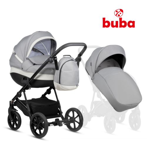 Бебешка количка 2в1 Buba ZAZA 2, 625 Warm Grey